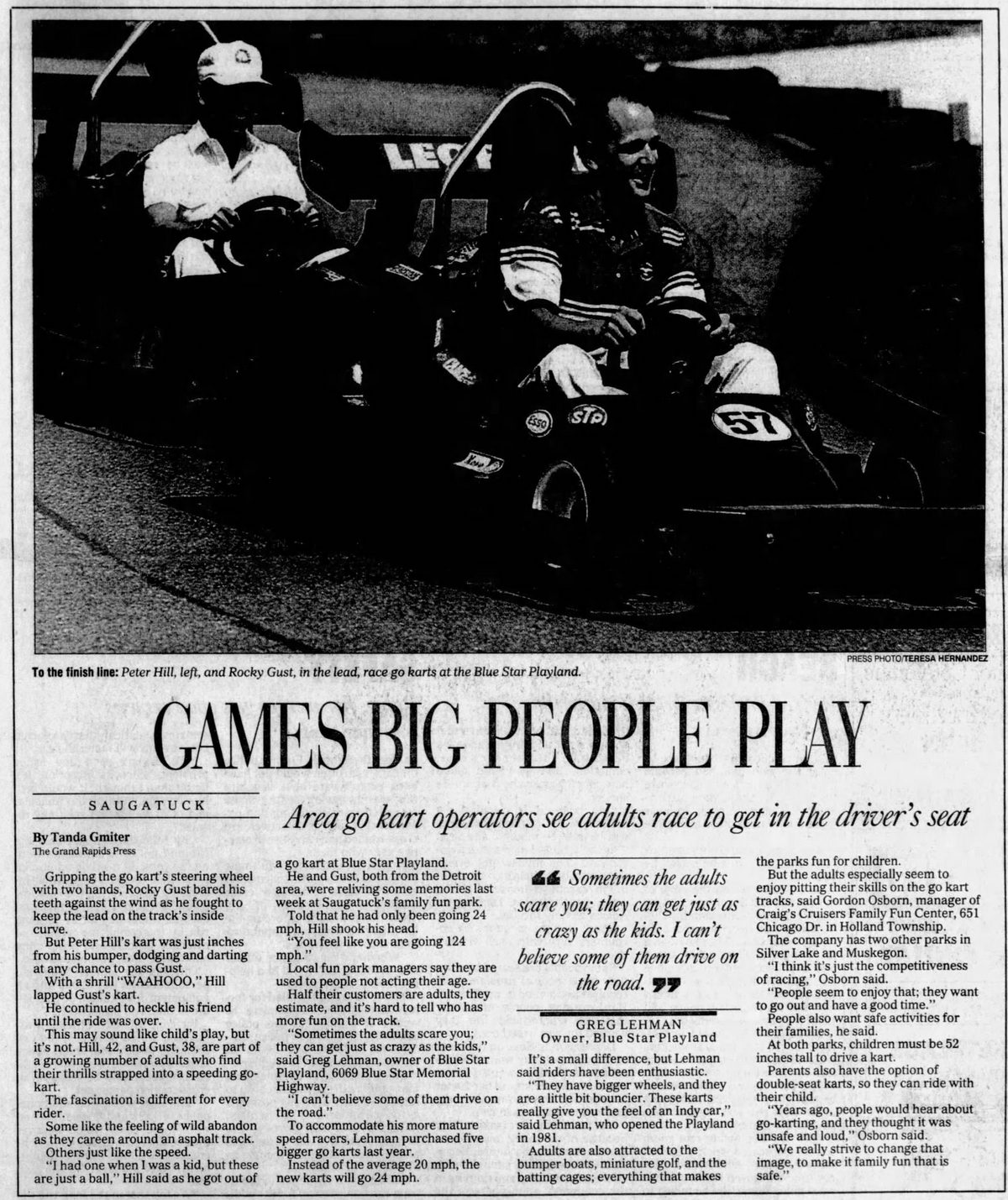 Blue Star Playland - Aug 1994 Article